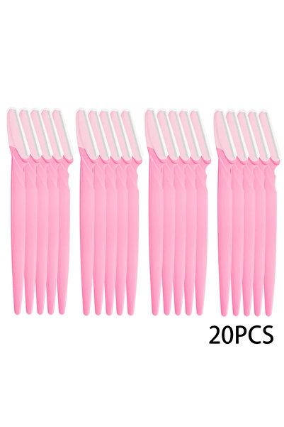 Choice8 مجموعة شفرات حلاقة وردية اللون مكونة من 20 قطعة، متعددة الاستخدامات ل...