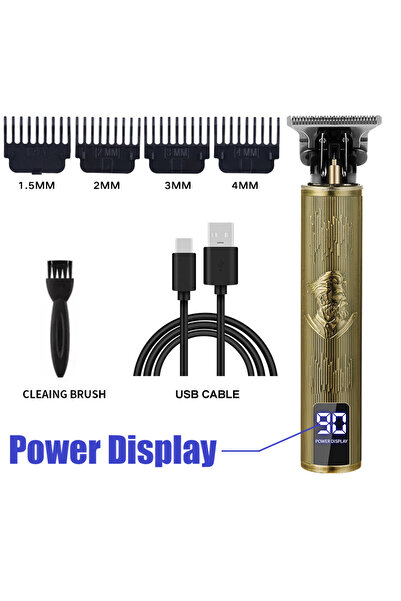 Choice1 067-Gentleman T9 Vintage USB Hair Clipper Professional Trimmer Cordle...