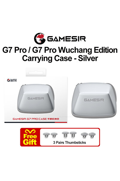 Choice حقيبة حمل فضية من GameSir لهاتف G7 Pro، إصدار Wuchan، مع 3 أزواج من ال...