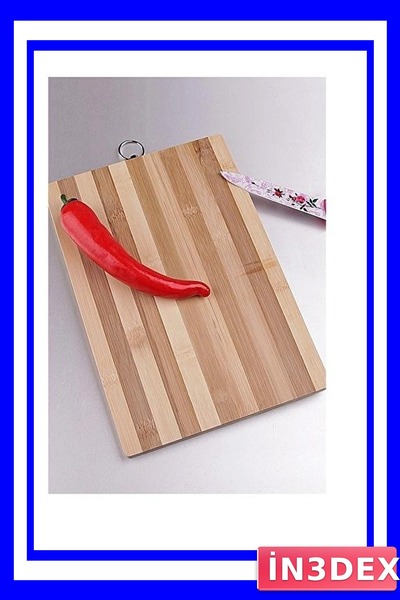 İN3DEX Wooden Cutting Board Practical Use in the Kitchen