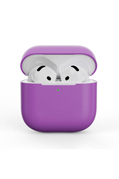 Choice11 علبة سماعات أذن لاسلكية بتقنية بلوتوث، لون بنفسجي، مناسبة لسماعات Ai...
