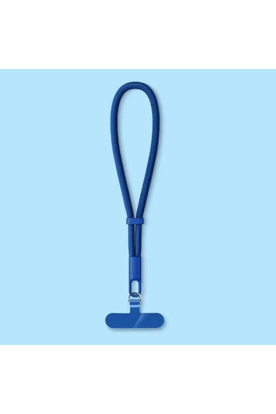 Choice أحزمة معصم الهاتف Blue-A القابلة للدوران 360 درجة مع حبل قصير قابل للت...