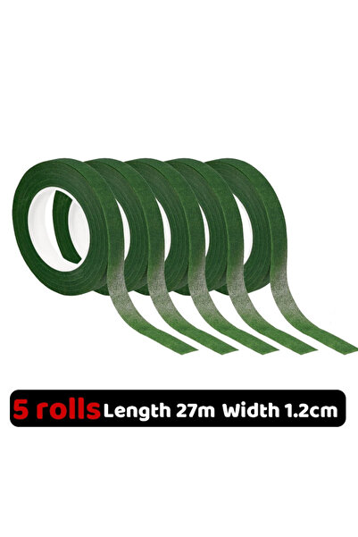 Choice10 5rolls dark green Zxiixz 30 Yard 12mm Self-adhesive Bouquet Floral S...