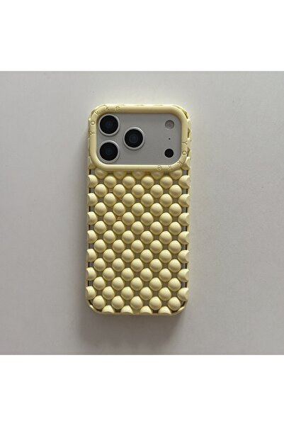 Choice50 هاتف iPhone 17 Pro Max مصنوع من مادة TPU صفراء بتصميم مبتكر متطور ثل...