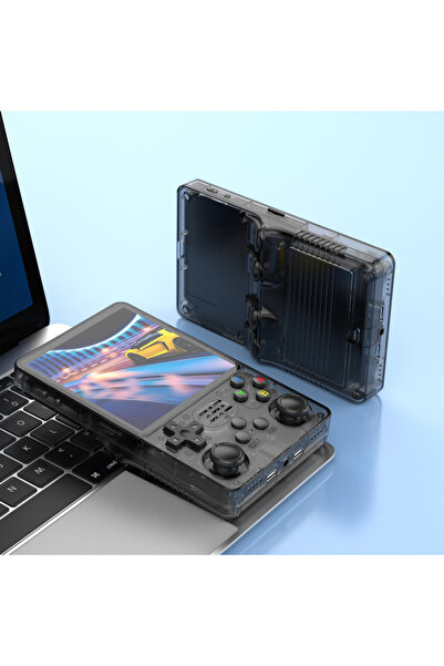 Choice12 جهاز ألعاب محمول كلاسيكي من بوي هوم، طراز R36S PLUS، أسود اللون، بسع...