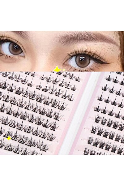 Choice1 كتاب رموش ذو سعة كبيرة، رموش صناعية طبيعية رقيقة وخالية من الغراء، وص...