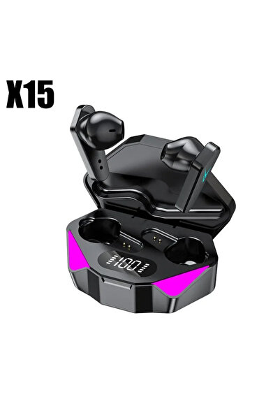 Choice Black X15 TWS Wireless Earphone Bluetooth Headphone 65ms Low Latency E...