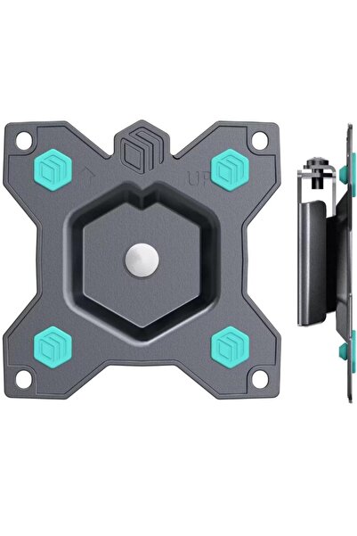 ONKRON Suport Perete R1-B, Fix, 10" - 35", 20 Kg (Negru)