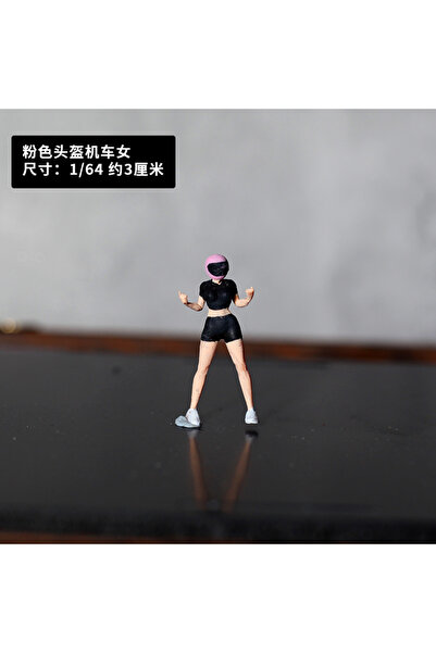 choice2 5 Painted 1/64 Cycling Boy Female rider Auto repair worker Leisure me...