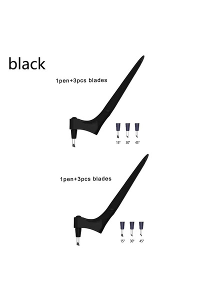 Choice12 مجموعة أدوات تقطيع الحرف اليدوية السوداء - قطعتان، 1/2/3/4 مجموعات، ...