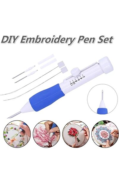 Choice1 مجموعة أدوات تطريز بإبرة ثقب، مناسبة للخياطة والتطريز اليدوي، تتضمن ق...