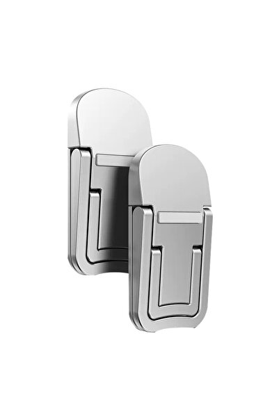 Choice B-Silvery Adjustable Foldable Laptop Stand Mini Legs Ultra-thin Portab...