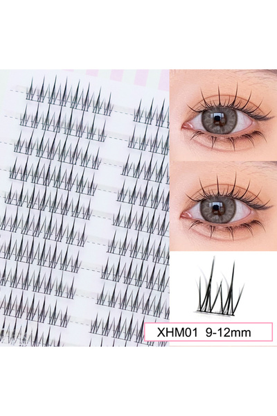 Choice8 رموش عباد الشمس C XHM01، 10/12 صف، سعة كبيرة، رموش صناعية، رموش ليتل ...