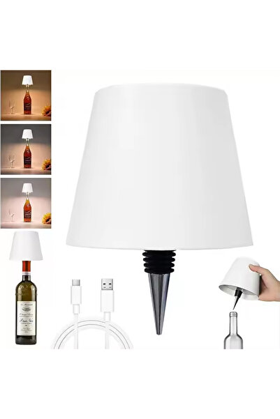 Choice1 مصباح طاولة LED ثلاثي الألوان أبيض 2025، يعمل باللمس، قابل لإعادة الش...