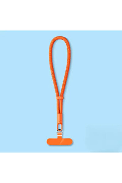 Choice5 أشرطة معصم الهاتف Orange-A قابلة للدوران 360 درجة مع حبل قصير قابل لل...