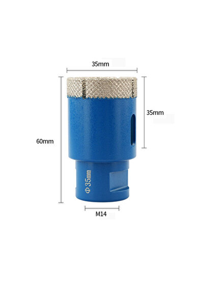 Choice4 مثقاب ماسي جاف من جاستنلاو، مقاس 35 مم، لثقب بلاط السيراميك والجرانيت...