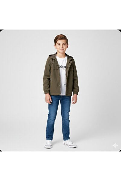 BEGONYA BEBECE KIDS 3-Piece Set Raincoat Pants T-Shirt