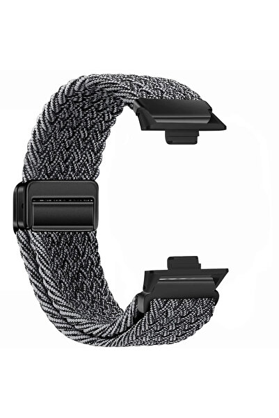 Choice34 Mi band 9pro 8pro HW-B Magnetic Braided Nylon Loop Band for Redmi Wa...