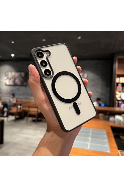 Choice20 جراب مغناطيسي أسود من ماج سيف لهاتف جالاكسي إس 24+، متوافق مع إس 25،...