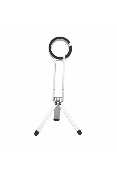 Choice3 حامل ثلاثي للهاتف مصنوع من سبيكة فضية، مزود بحلقة تعليق، مناسب لأجهزة...