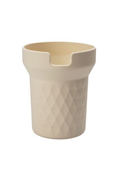 choice2 جراب حماية لكوب ماء من السيليكون البيج بتصميم ثلاثي الأبعاد عاكس للضو...