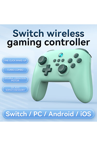 Choice1 وحدة تحكم ألعاب لاسلكية خضراء لأجهزة نينتندو سويتش/الكمبيوتر الشخصي/أ...