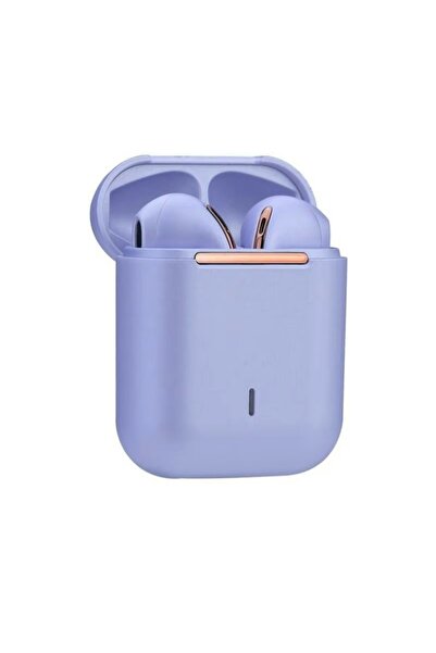 Choice7 سماعات أذن ستيريو لاسلكية ثنائية الأذن J18-Purple J18 منبثقة 5.0 صغير...