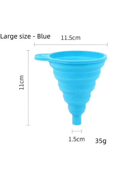 Choice4 قمع واحد أزرق كبير، أو 1/3/5/10 قطع متنوعة الأحجام (صغير، متوسط، كبير...