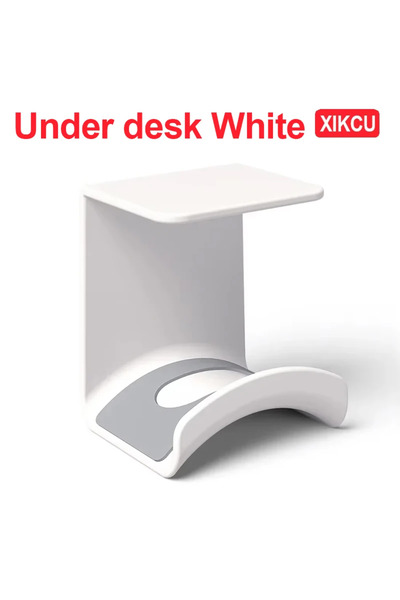 Choice Under desk White XIKCU Desk Universal Headphone Stand Adhensive Plasti...