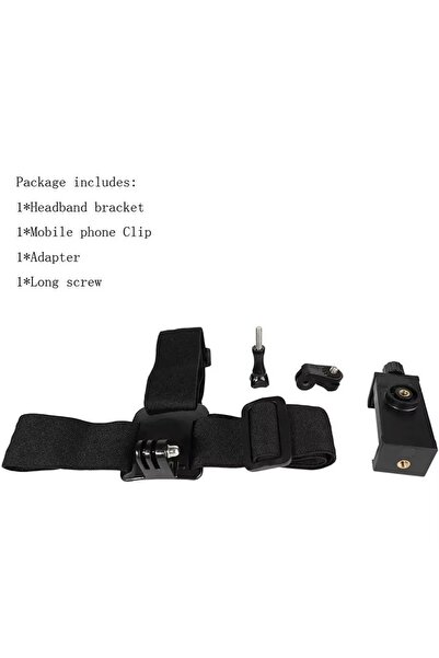 Choice حامل هاتف محمول جديد أسود اللون، يُثبّت على الرأس، قابل للتعديل، يوفر ...