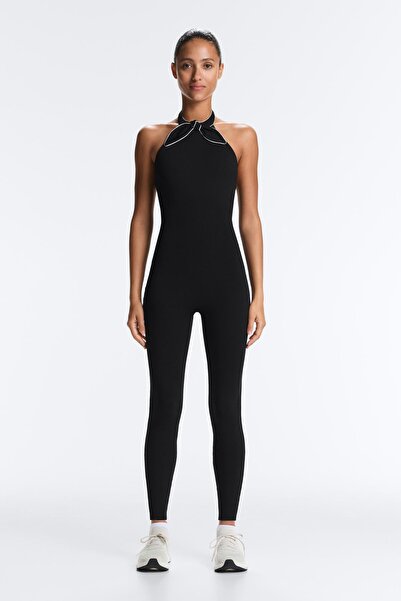 Oysho Comfortlux fiyonk detaylı uzun tulum