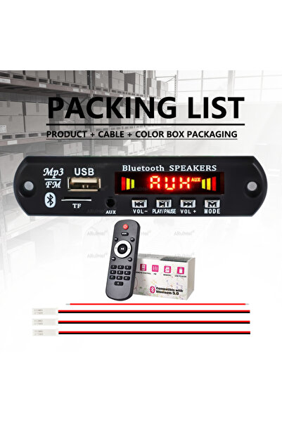 Choice طقم مكبر صوت بلوتوث 5.0 بقوة 2 × 80 واط (160 واط) مع جهاز تحكم عن بعد ...