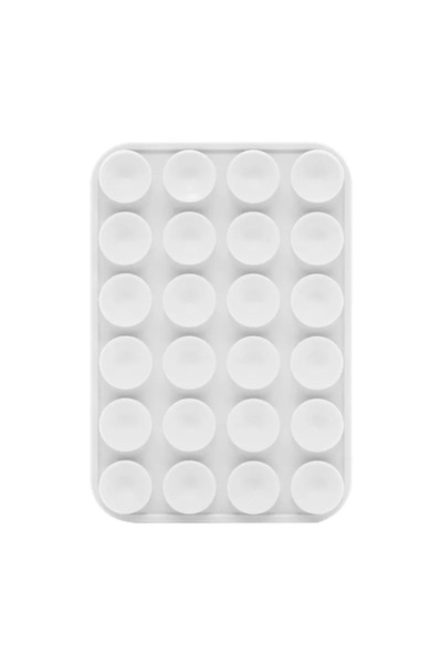 Choice1 White New Magnetic Phone Holder For Magsafe Suction Cup Silicone Magn...