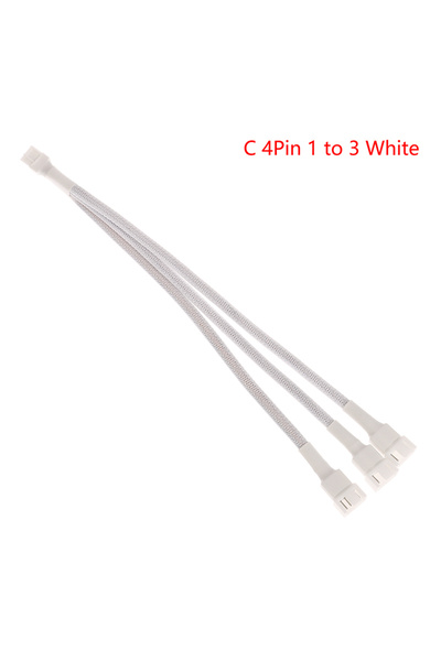 choice2 C 4 Pin 1 To 1/2/3/4 Motherboard CPU Fan Computer Case Fan Extension ...