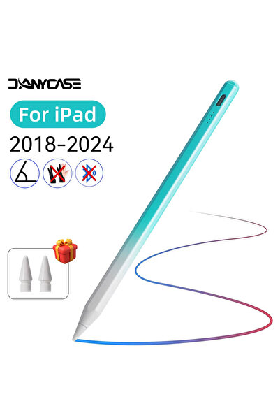 Choice قلم ستايلس أزرق متدرج للجيل العاشر من آيباد، مزود بخاصية رفض راحة اليد...