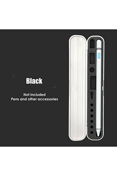 Choice3 علبة تخزين أقلام رصاص سوداء محمولة متعددة الاستخدامات، مناسبة لأجهزة ...