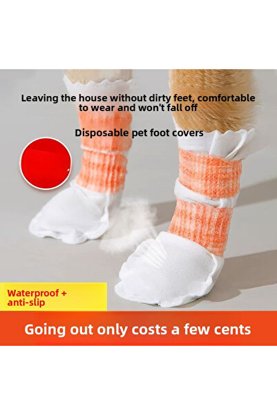 Choice1 مجموعة من 20 قطعة (وزن متوسط ​​7-17 كجم) - أحذية مخالب للحيوانات الأل...