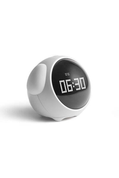 Choice1 ساعة إنذار للأطفال بيضاء، ساعة رقمية حساسة للحركة، مزودة بإضاءة، مناس...
