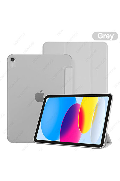 Choice3 جراب رمادي لجهاز iPad (A16) الجيل الحادي عشر 11 بوصة 2025، وجهاز iPad...