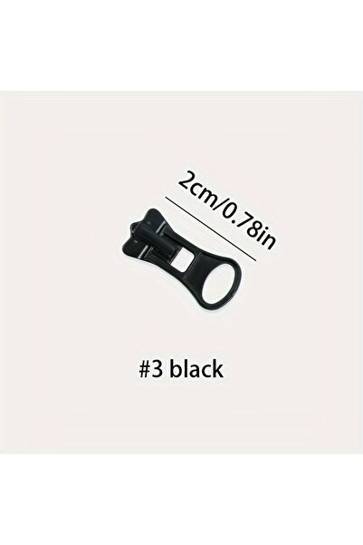 Choice4 10 Pcs 3sizeBlack 10pcs Assorted Zipper Pull Replacements (#3, #5, #8...