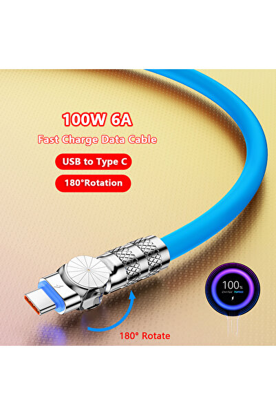 Choice1 كابل شحن سريع من السيليكون السائل بطول 1 متر، نوع Micro USB، بقدرة 10...