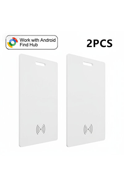 choice2 أبيض - قطعتان من جهاز تتبع جوجل GPS المحمول بنظام أندرويد، مناسب للدر...