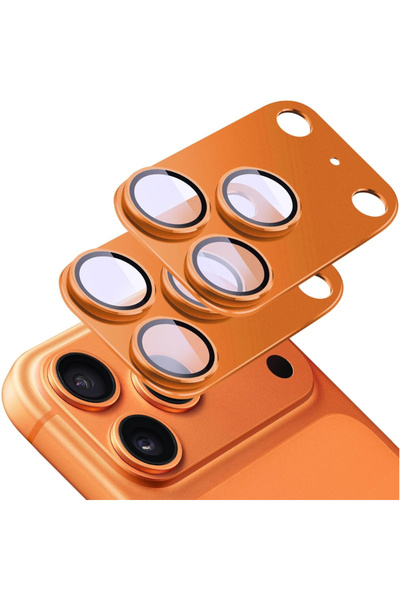 Choice3 For IPhone 17 Pro Orange NNBILI 2Pcs For IPhone 17 Pro Max Camera Len...