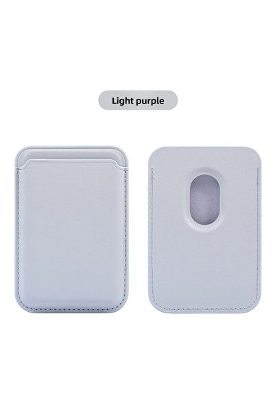 Choice8 محفظة جلد حامل بطاقات ، بلون بنفسجي فاتح، متوافقة مع هواتف آيفون 13، ...