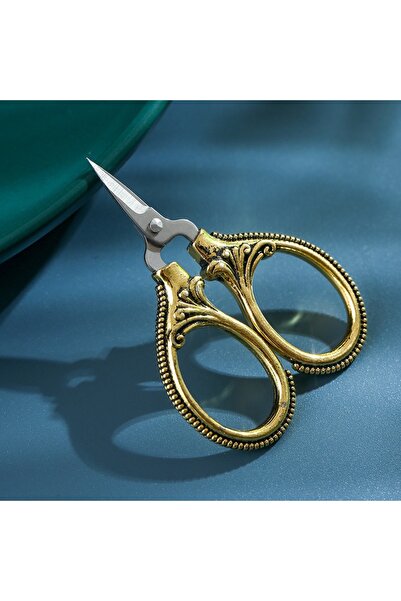 Choice3 Gold 1Pc Mini Stainless Steel Retro Pocket Scissors Antique Thread Cu...