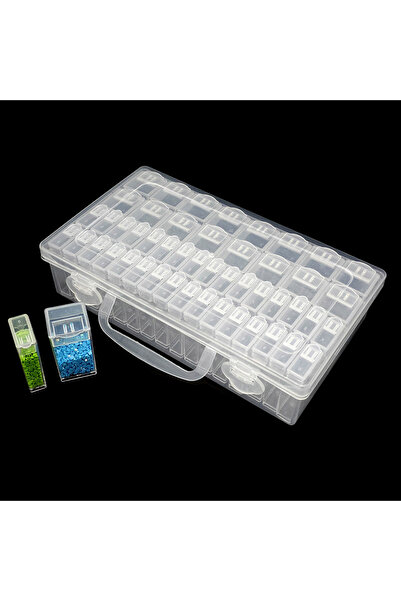 Choice4 صندوق تخزين أدوات وملحقات الرسم الماسي خماسي الأبعاد، سعة 48 غرامًا، ...