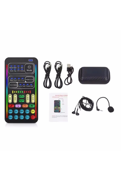 Choice ميكروفون i9 لتغيير الصوت، ميكروفون بلوتوث لاسلكي لأجهزة iPhone وAndroi...