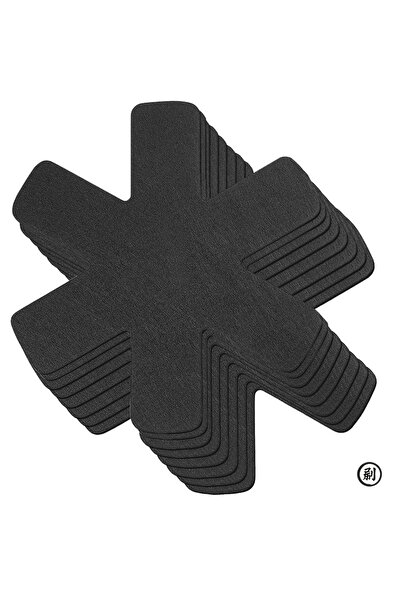 Choice واقيات أواني الطبخ السوداء غير اللاصقة، 8 قطع، مقاس 26 سم، لحماية الأو...