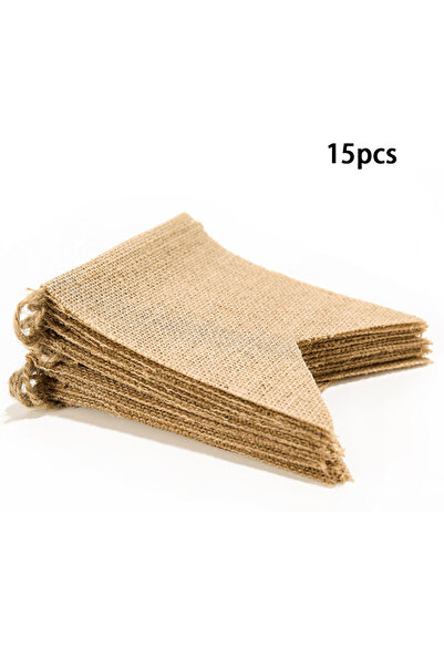 Choice4 11 لافتة خيش عتيقة لحفلات الزفاف، لافتة زينة من الخيش لحفلات أعياد ال...