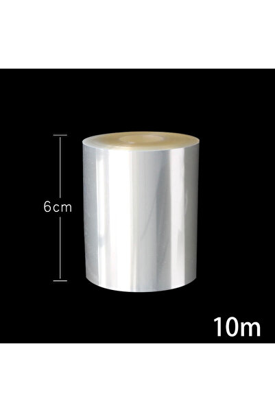 Choice6 غلاف أسيتات شفاف بطول 10 أمتار (6 سم) لتزيين حواف قوالب الكيك وعلب ال...